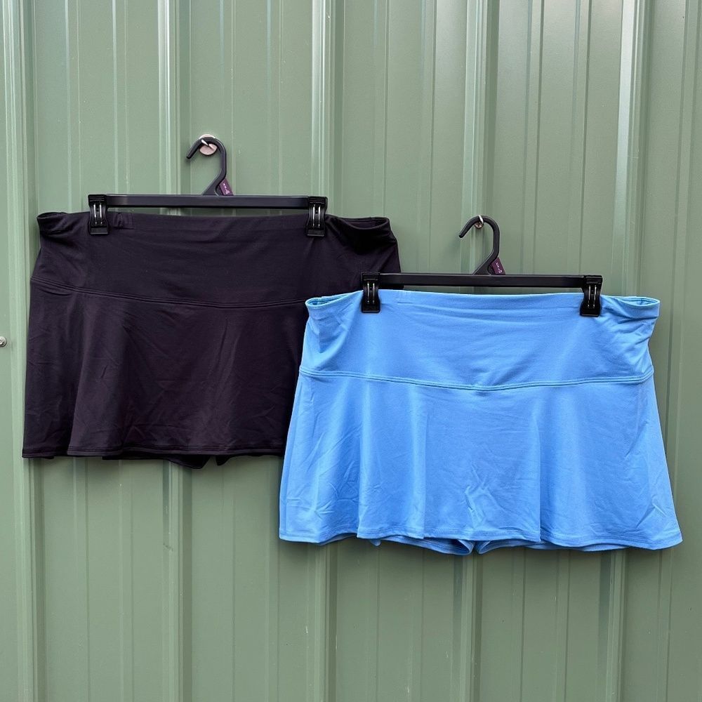 Women’s Ultra Soft & Stretchy Active Maternity Skort  2-Pack Size XXL